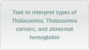 Tool to interpret types of Thalassemia, Thalassemia carriers, and abnormal hemoglobin