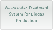 Wastewater Treatment System for Biogas Production
