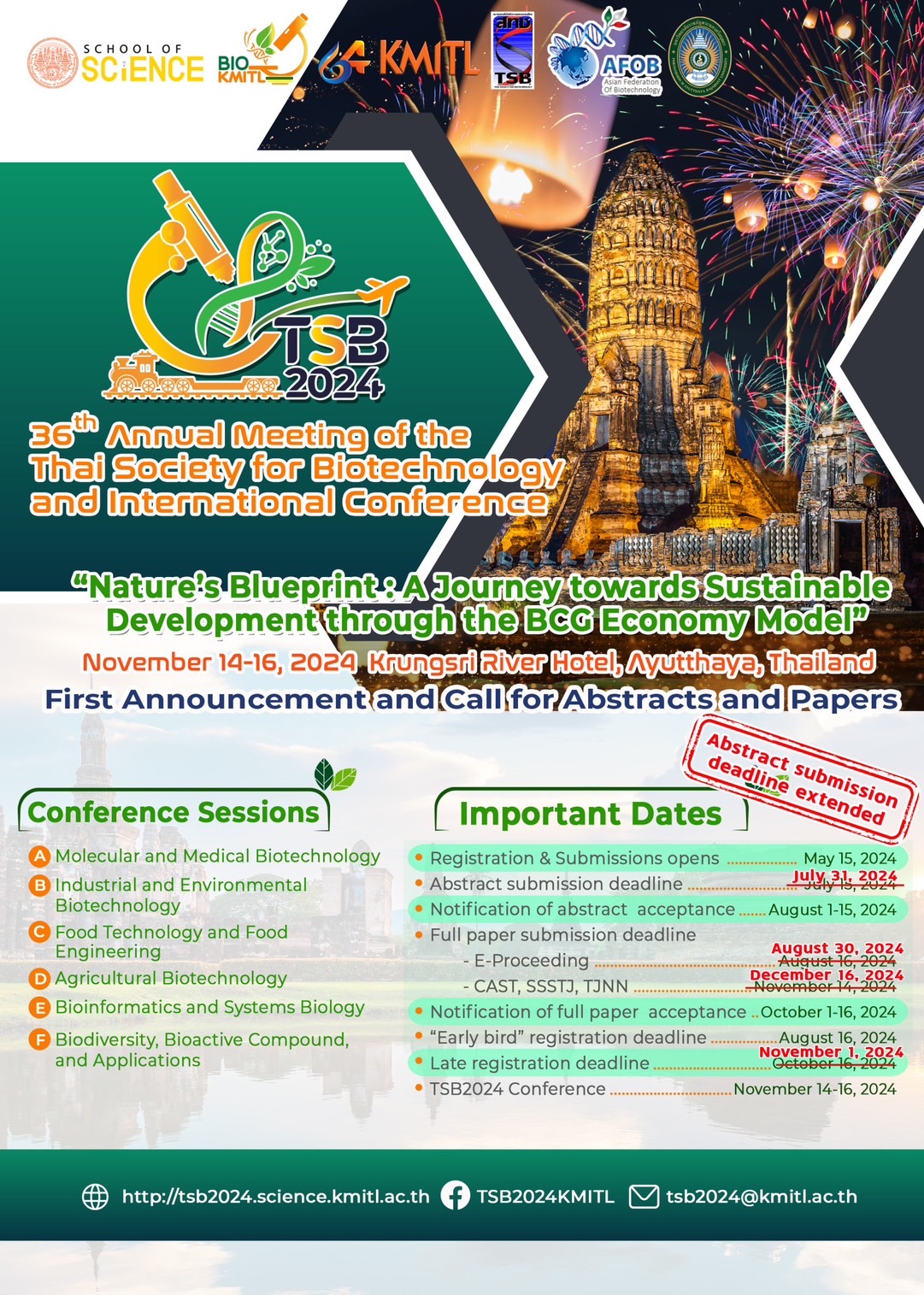 TSB2024 date extended